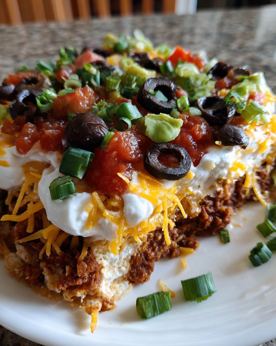 7 Layer Dip - detail 1