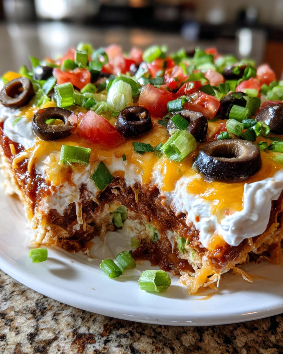 7 Layer Dip - detail 3