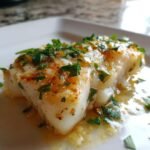 Baked Lemon Garlic Cod with Butter Sauce