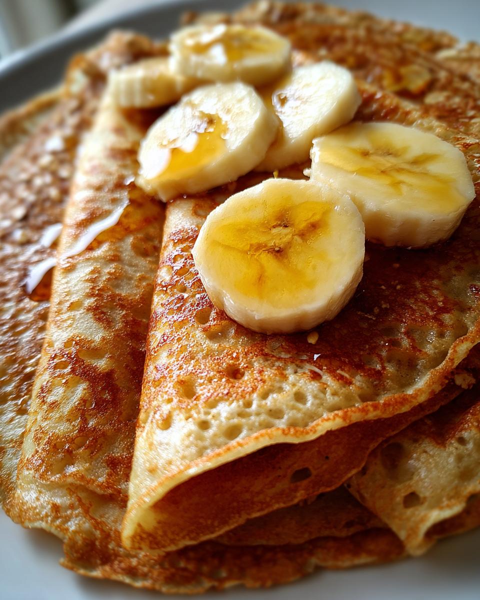 Banana Oat Crepes - detail 1