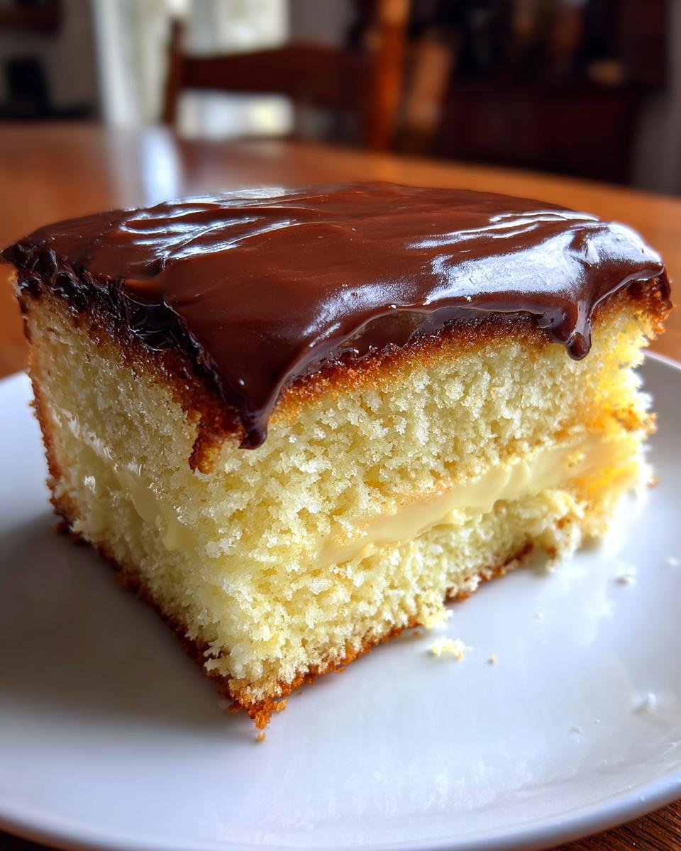 Boston Cream Poke Cake - detail 3