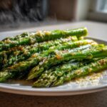 Cheesy Garlic Roasted Asparagus
