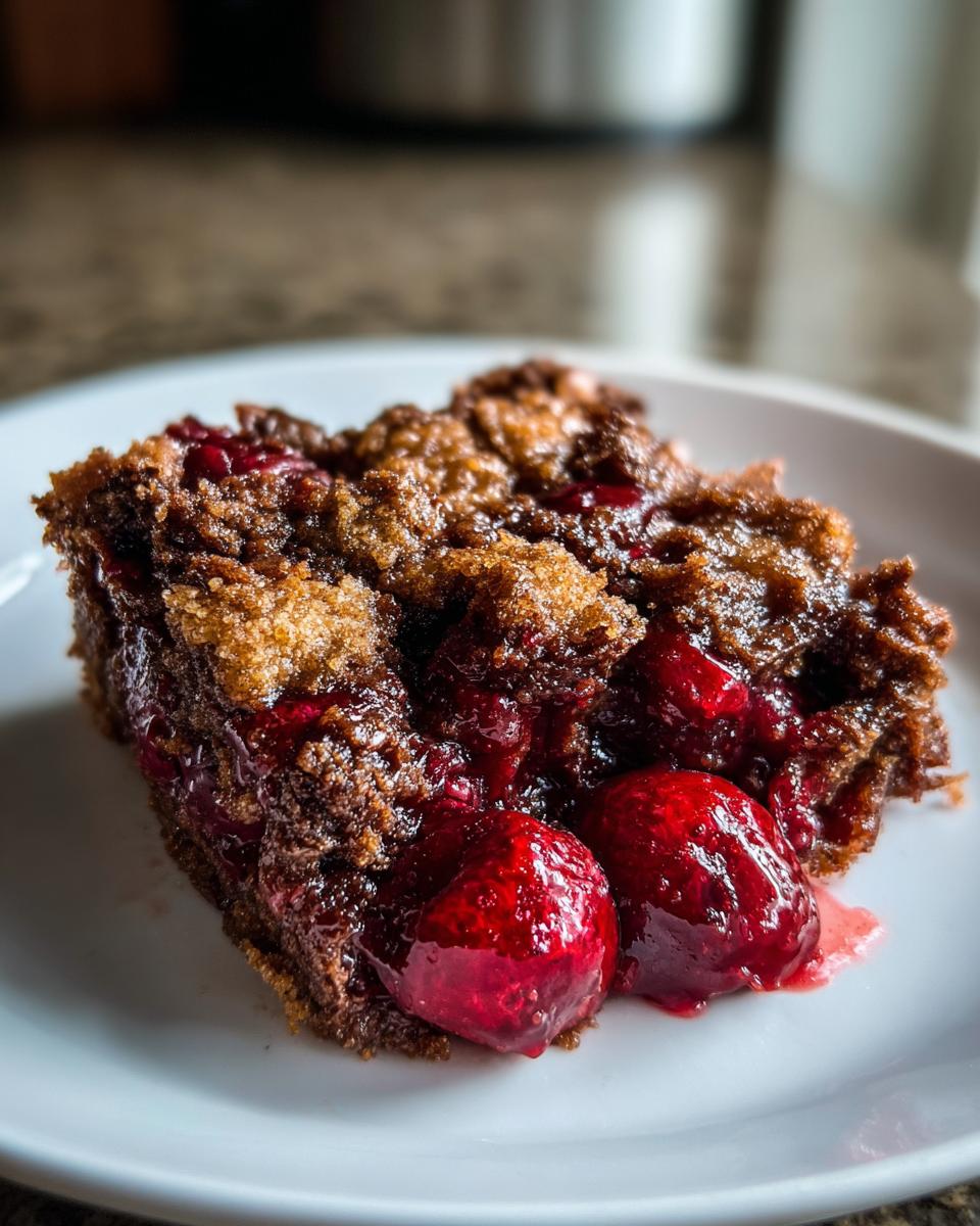 Chocolate Cherry Dump Cake - detail 4