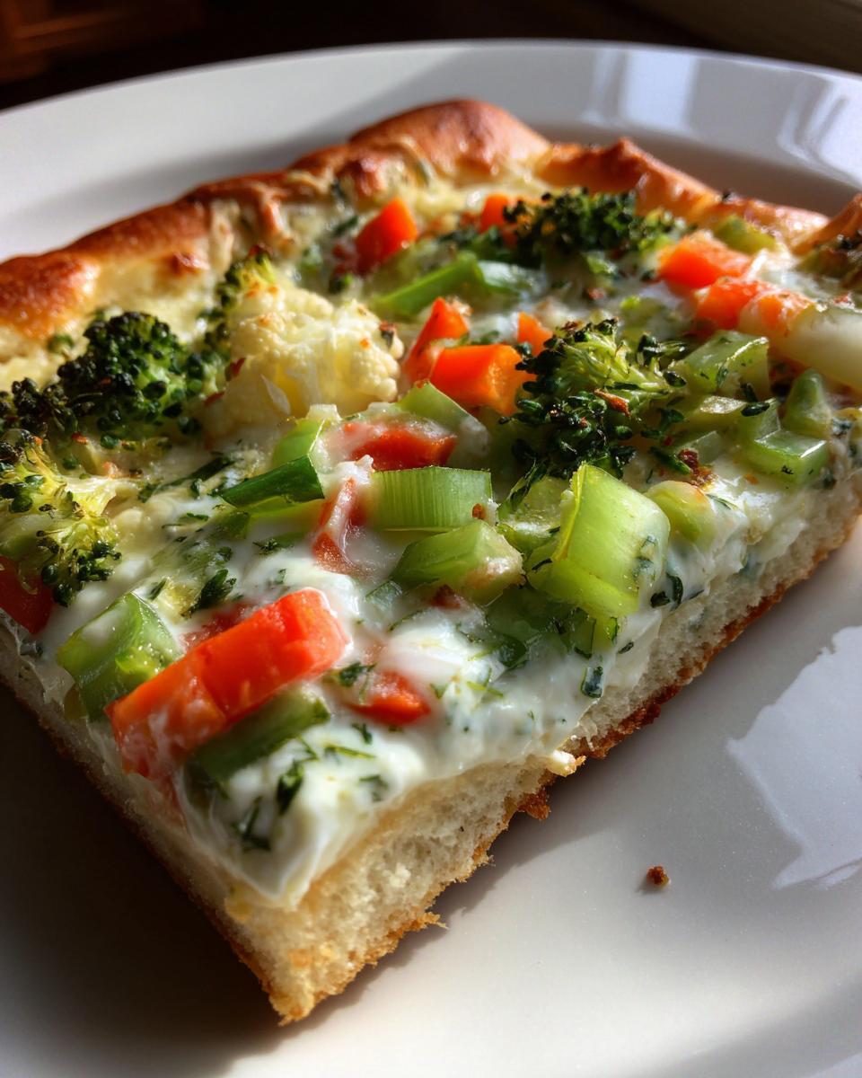 Cold Veggie Pizza - detail 3