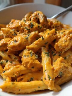 Creamy Buffalo Chicken Penne