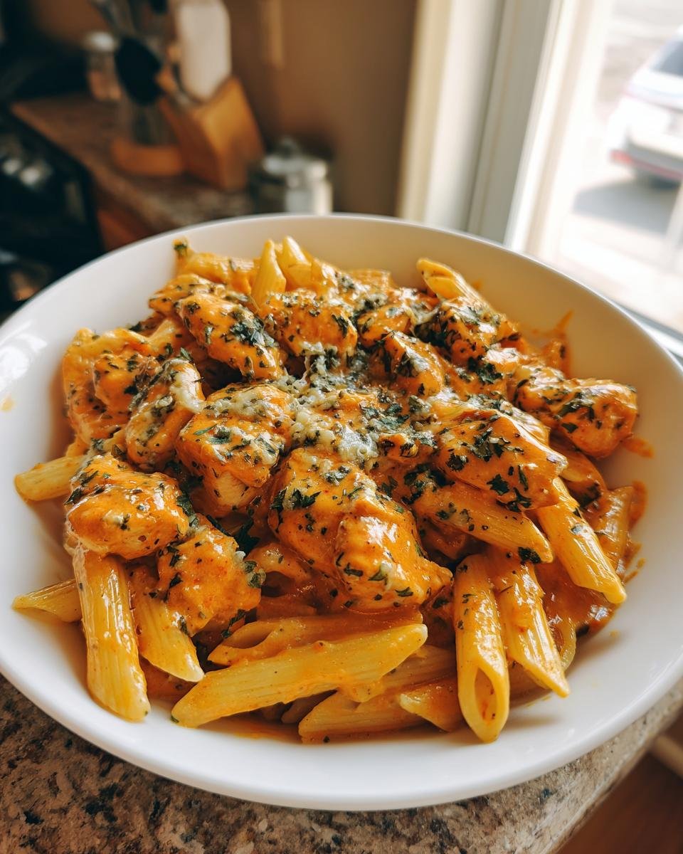 Creamy Buffalo Chicken Penne - detail 3