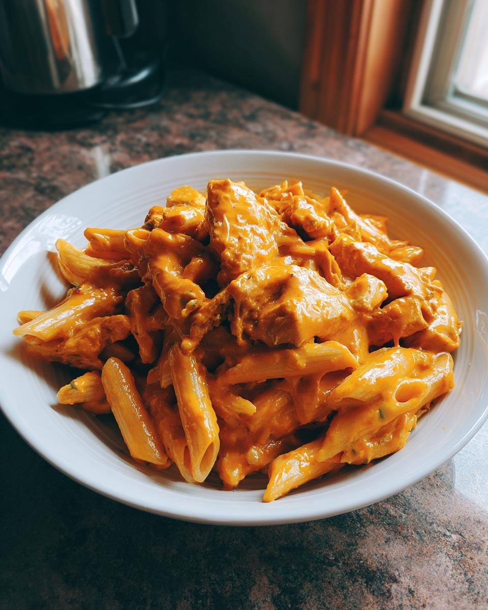 Creamy Buffalo Chicken Penne - detail 4