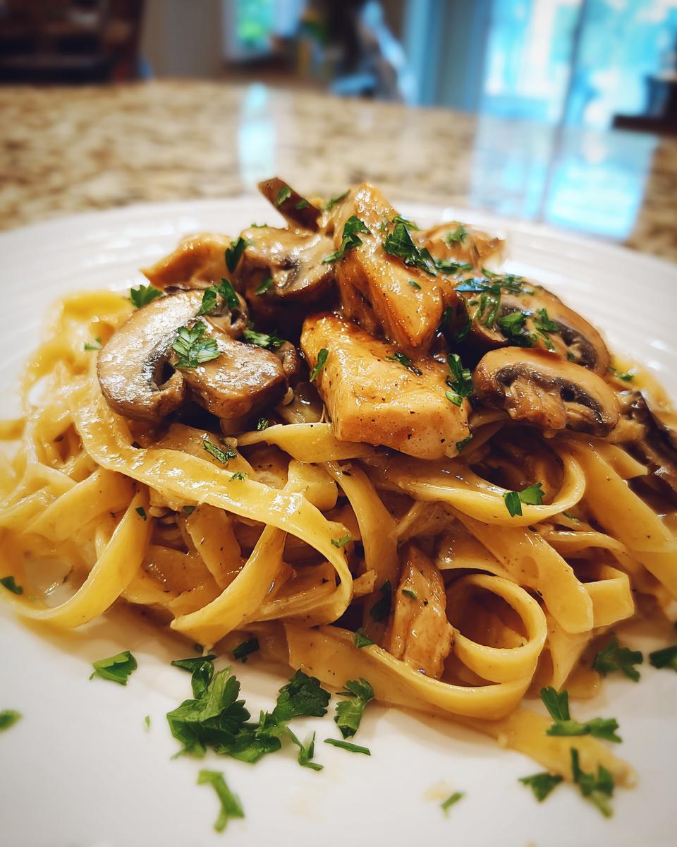 Creamy Chicken Marsala Pasta - detail 1