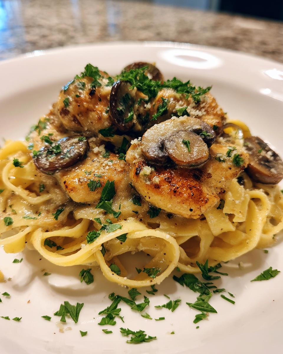 Creamy Chicken Marsala Pasta - detail 2