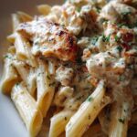 Creamy Garlic Chicken & Penne