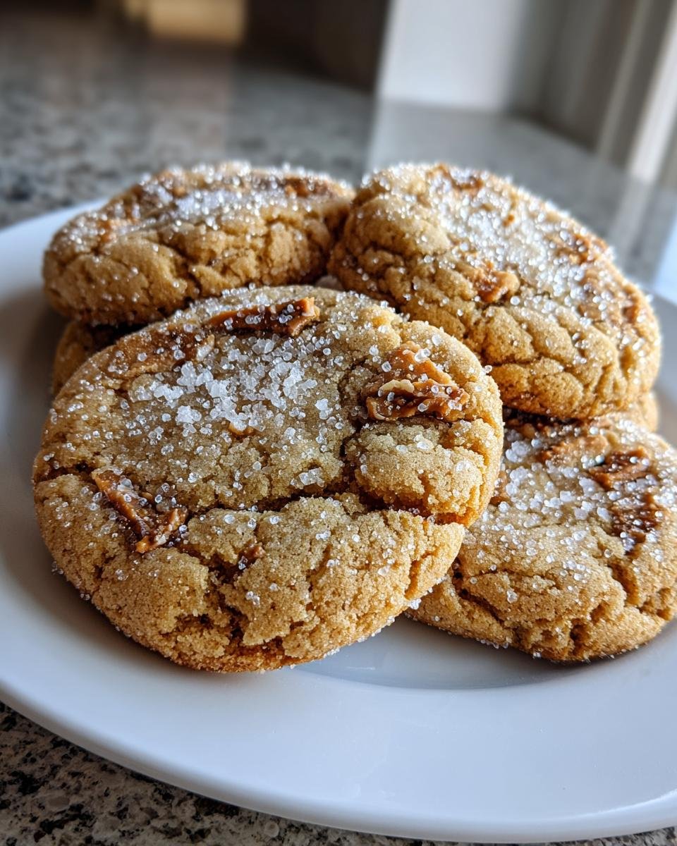 Crinkly Crackly Butter Toffee Sugar Cookies - detail 1