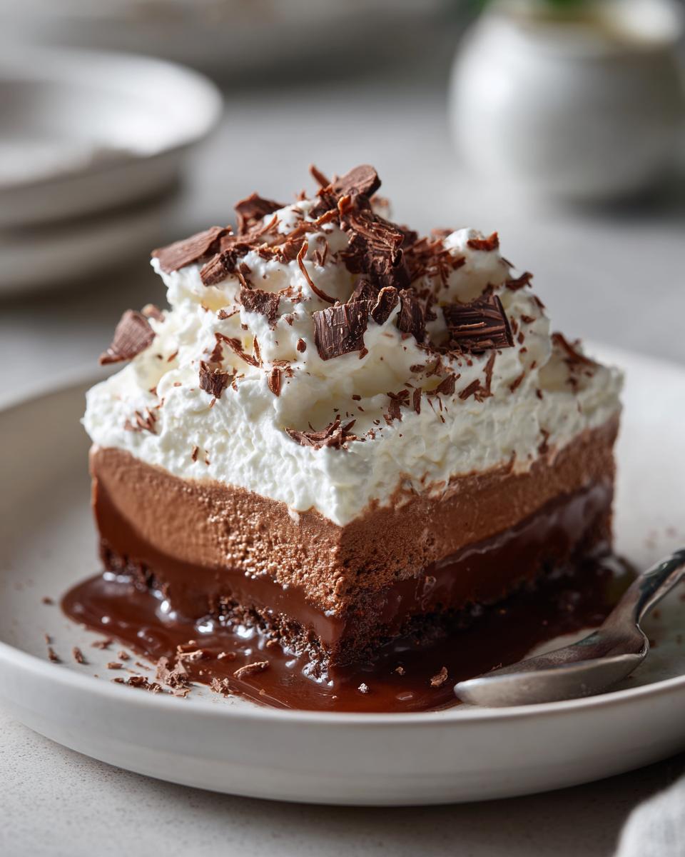 Decadent Layered Chocolate Pudding Dessert - detail 4