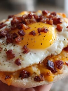 English Muffin Breakfast Pizza