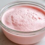 Fluffy Strawberry Gelatin Dessert
