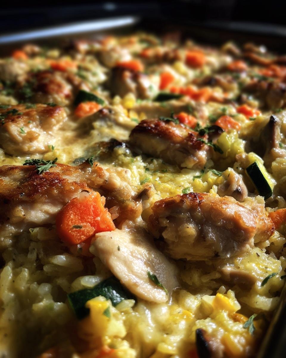 Forgotten Chicken and Rice Bake - detail 4