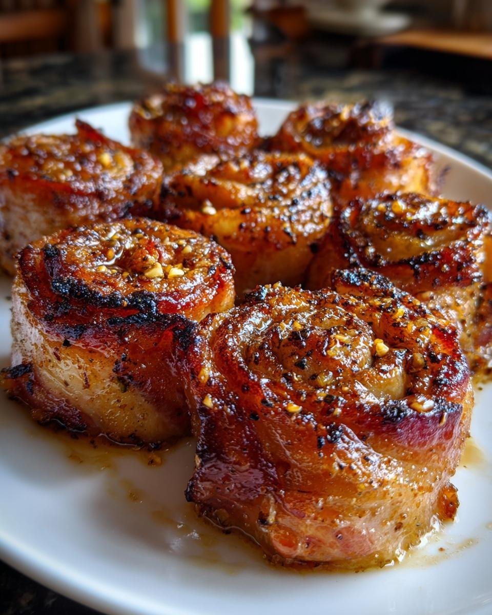 Garlic Butter Bacon Rollups - detail 2
