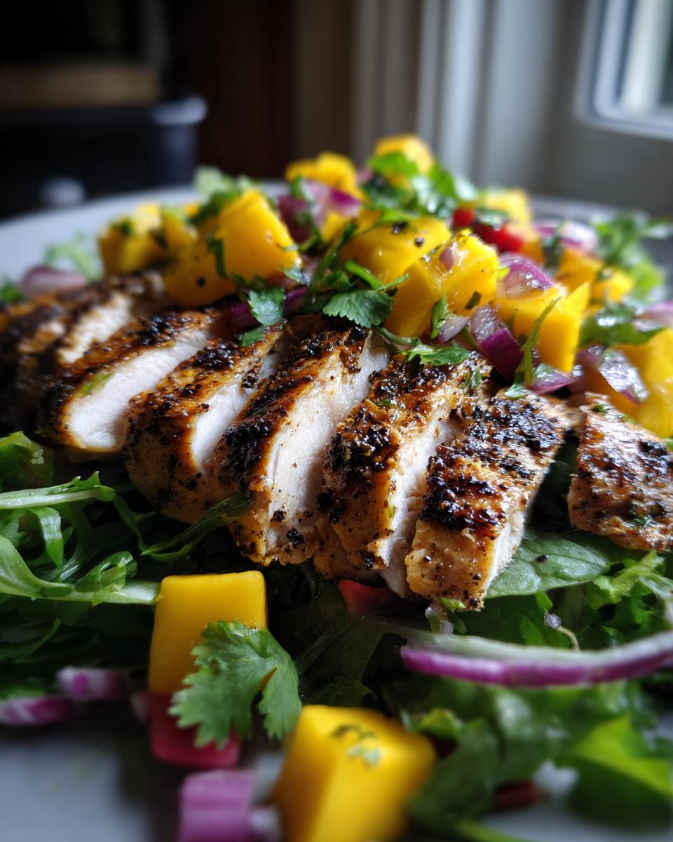 Grilled Chicken and Mango Salad - detail 1