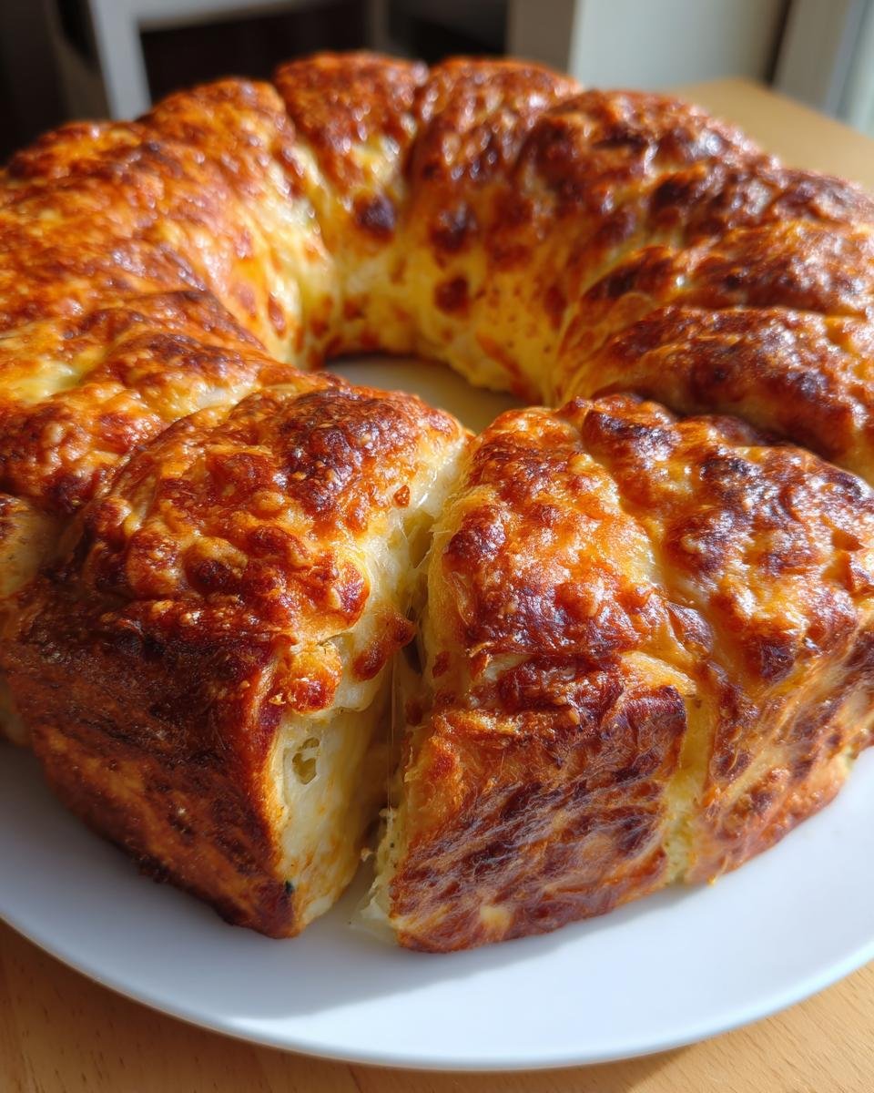 Ham and Cheese Ring Bread - detail 2