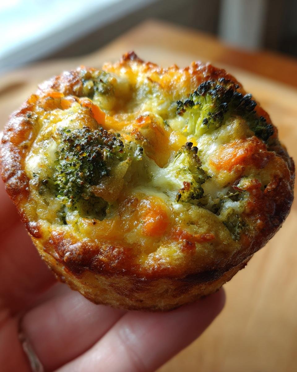 Healthy Broccoli, Carrot, and Cheese Muffins - detail 4