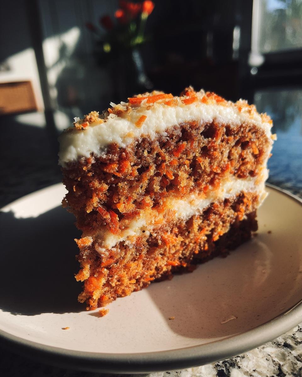 Healthy Carrot Cake - detail 2
