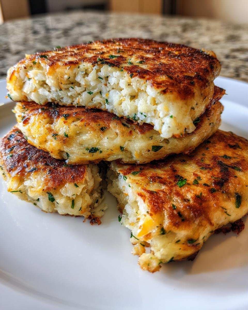 Healthy Cauliflower Cheese Patties - detail 1