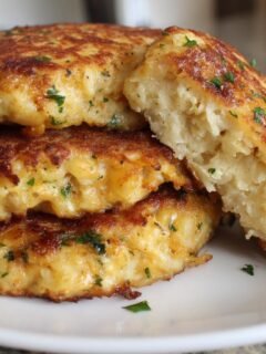 Healthy Cauliflower Cheese Patties