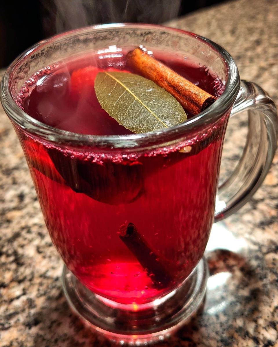 Hibiscus, Bay Leaf, and Cinnamon Tea - detail 3