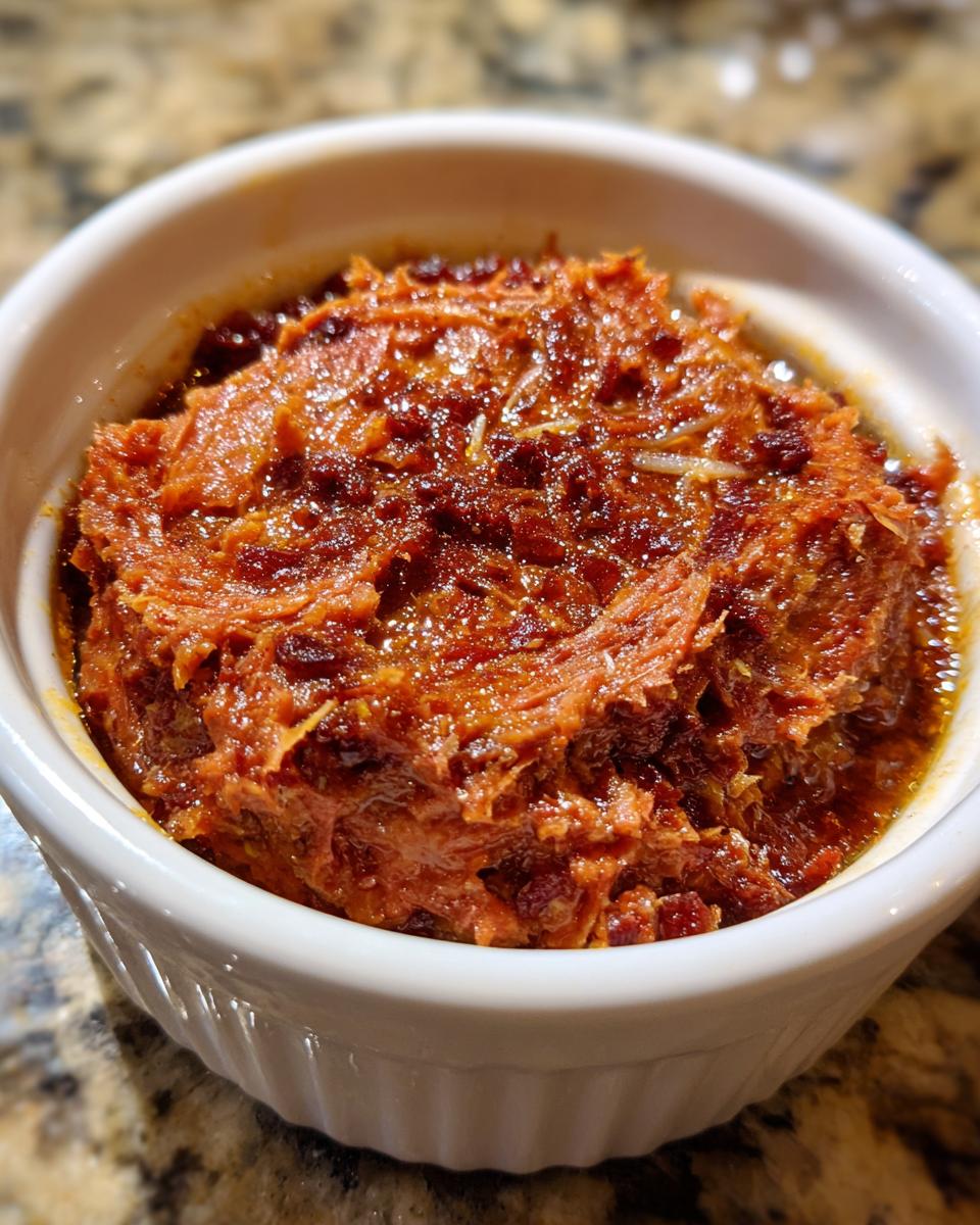 Homemade Chorizo Rillettes: A Flavorful Appetizer Spread - detail 1
