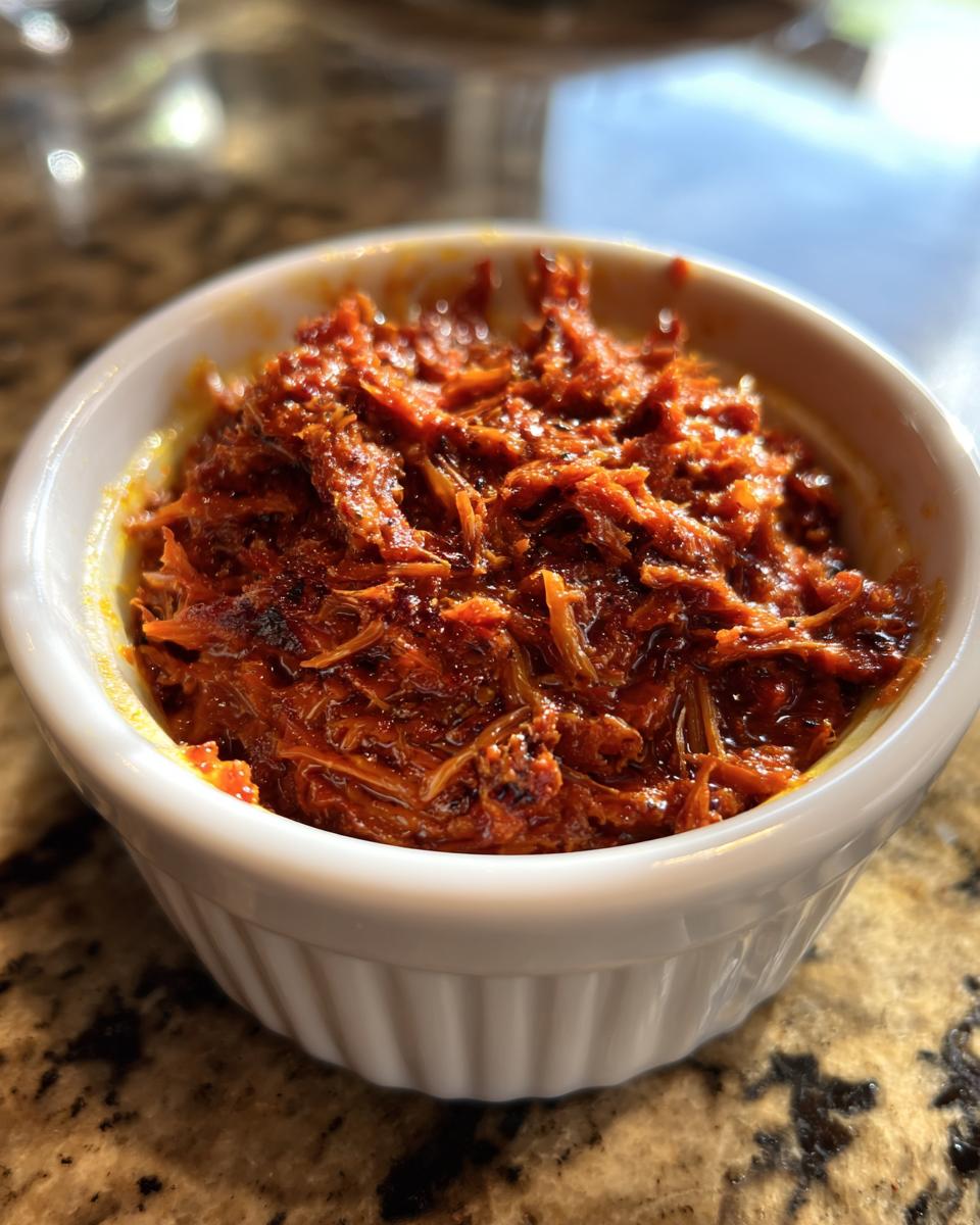 Homemade Chorizo Rillettes: A Flavorful Appetizer Spread - detail 3