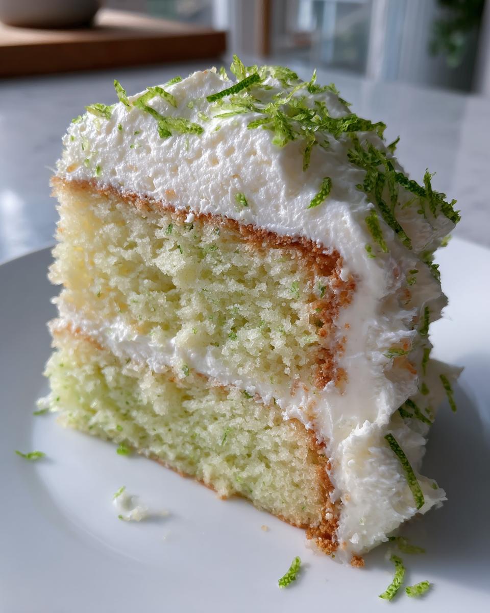 Key Lime Cake with Cream Cheese Frosting - detail 3