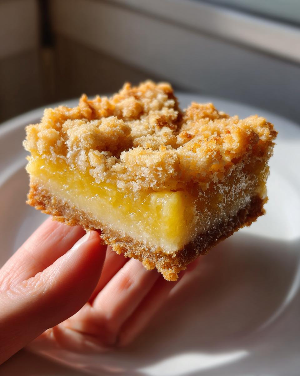 Lemon Crumb Bars - detail 1