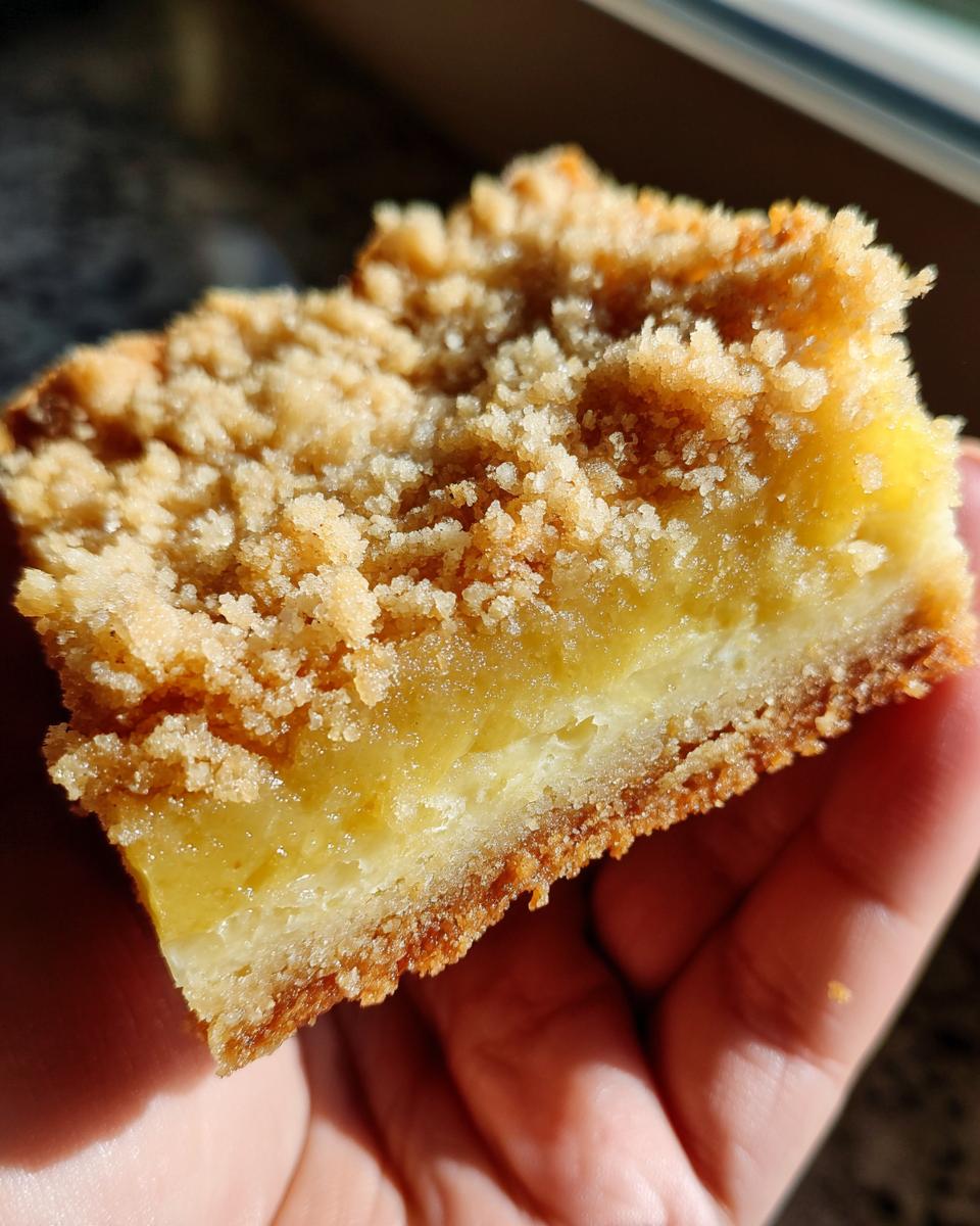 Lemon Crumb Bars - detail 3