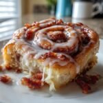 Maple Bacon Cinnamon Rolls