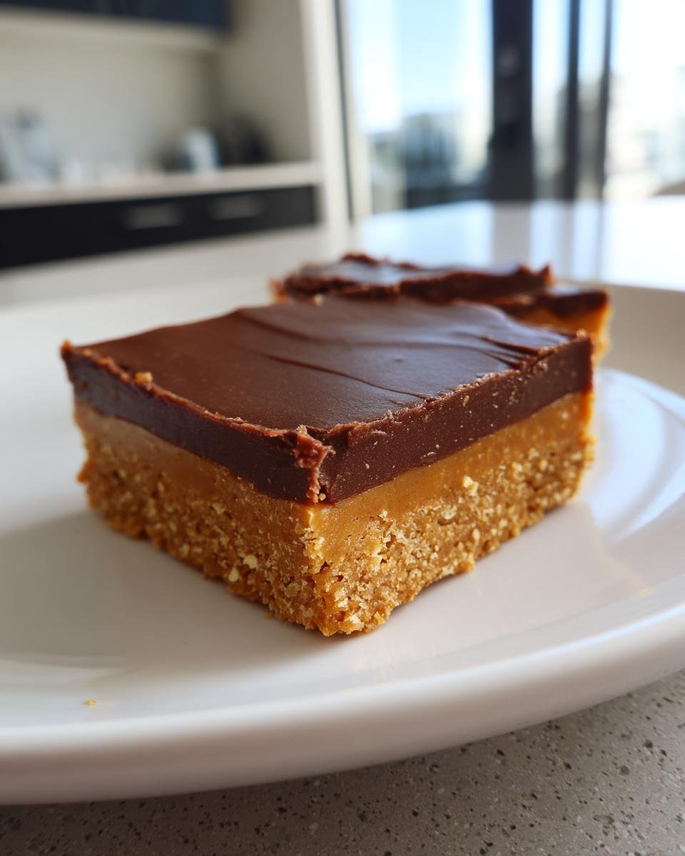 No Bake Peanut Butter Bars - detail 1