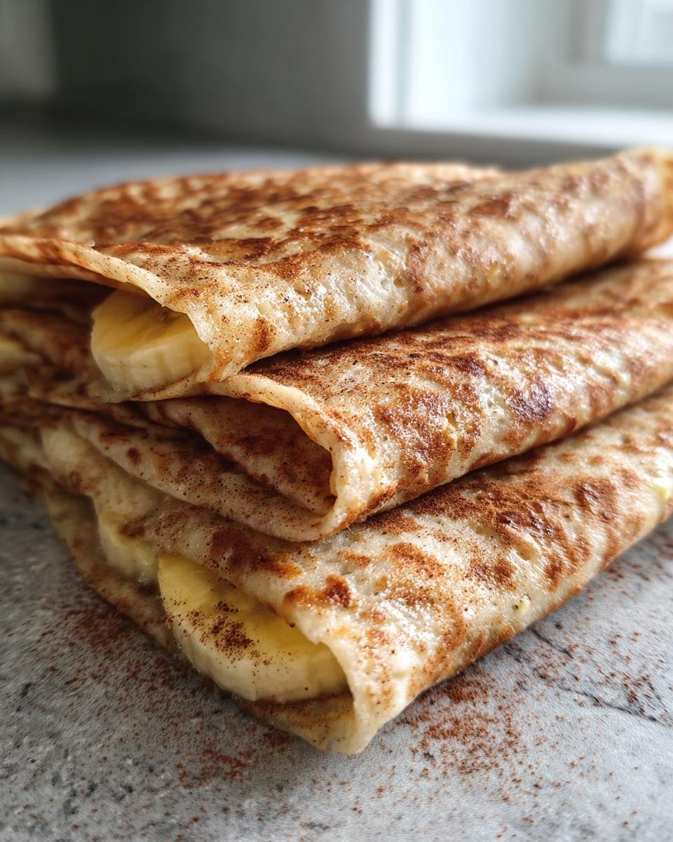 Oatmeal Banana Crepes - detail 1