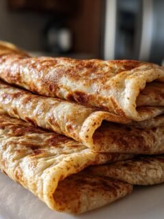Oatmeal Banana Crepes