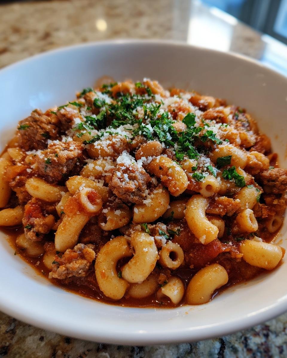 Pasta and Beans with Sausage - detail 1