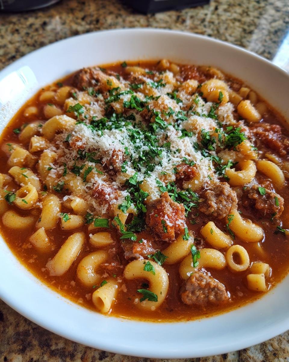Pasta and Beans with Sausage - detail 5
