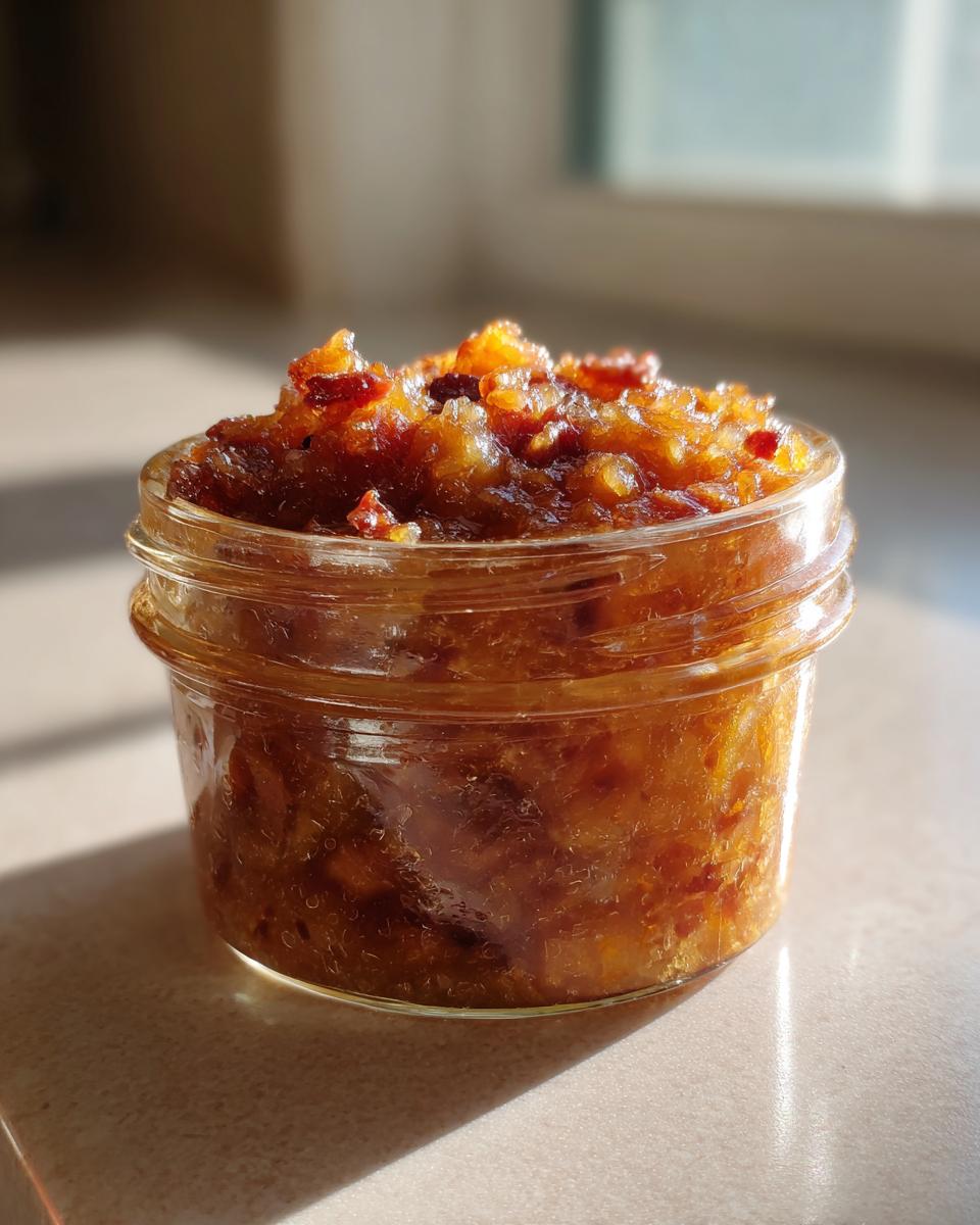 Peach Bacon Jam - detail 2
