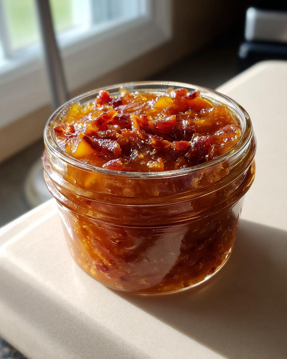 Peach Bacon Jam - detail 3