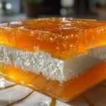 Peach Gelatin with Cream Cheese