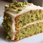 Pistachio Cake with Cream Cheese Frosting