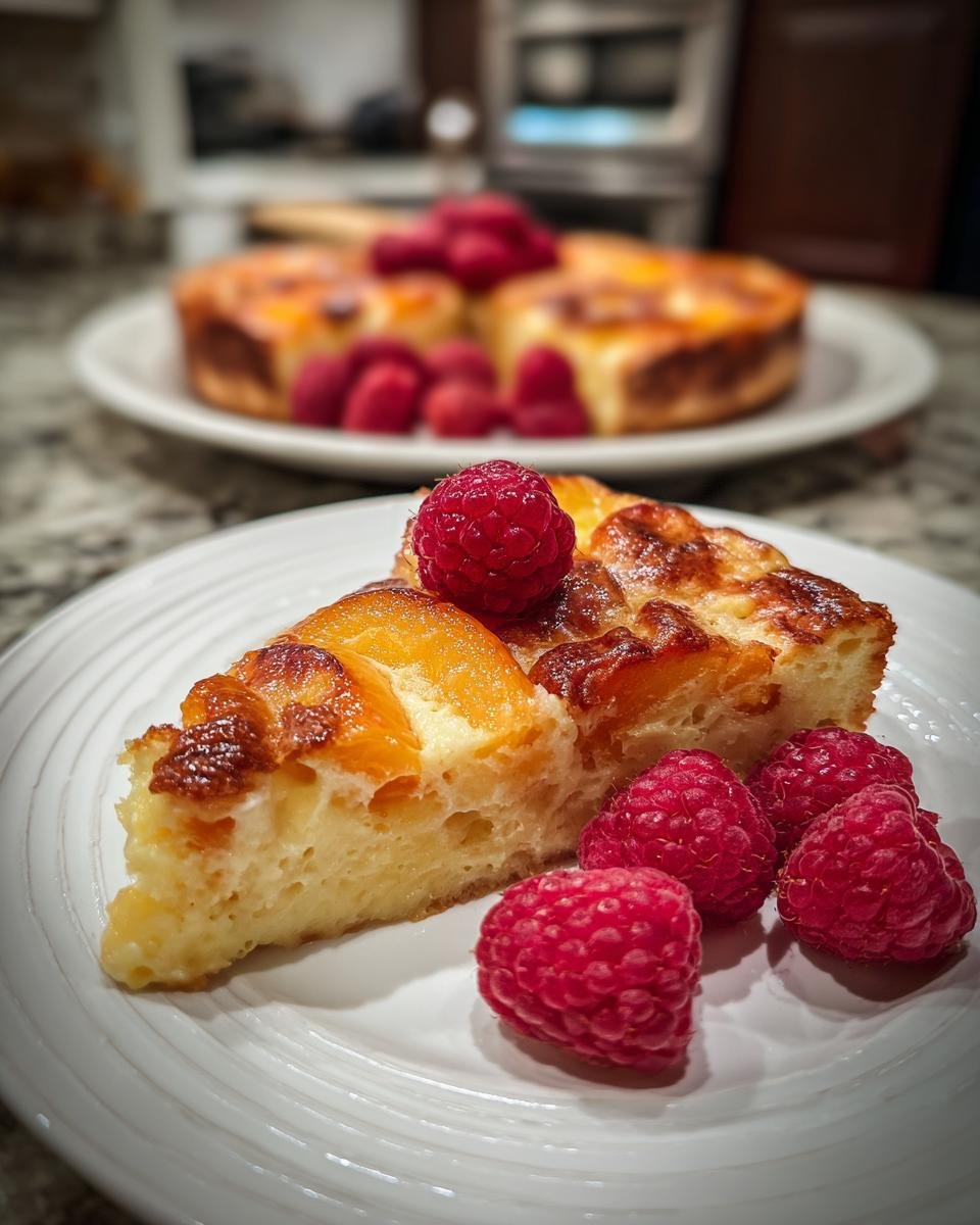 Quick Apricot and Raspberry Clafoutis - detail 1