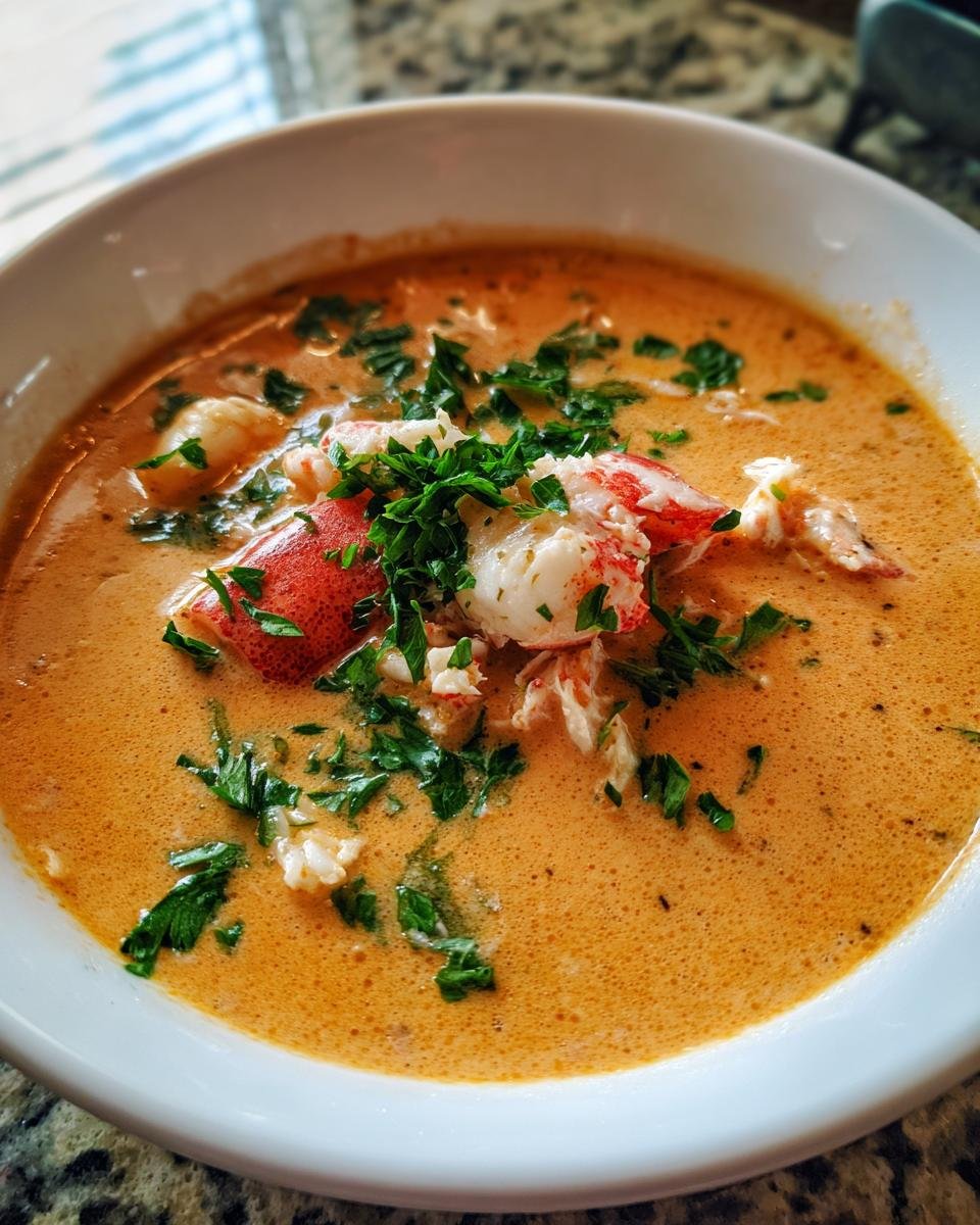 Seafood Bisque with Crab, Shrimp, and Lobster - detail 2