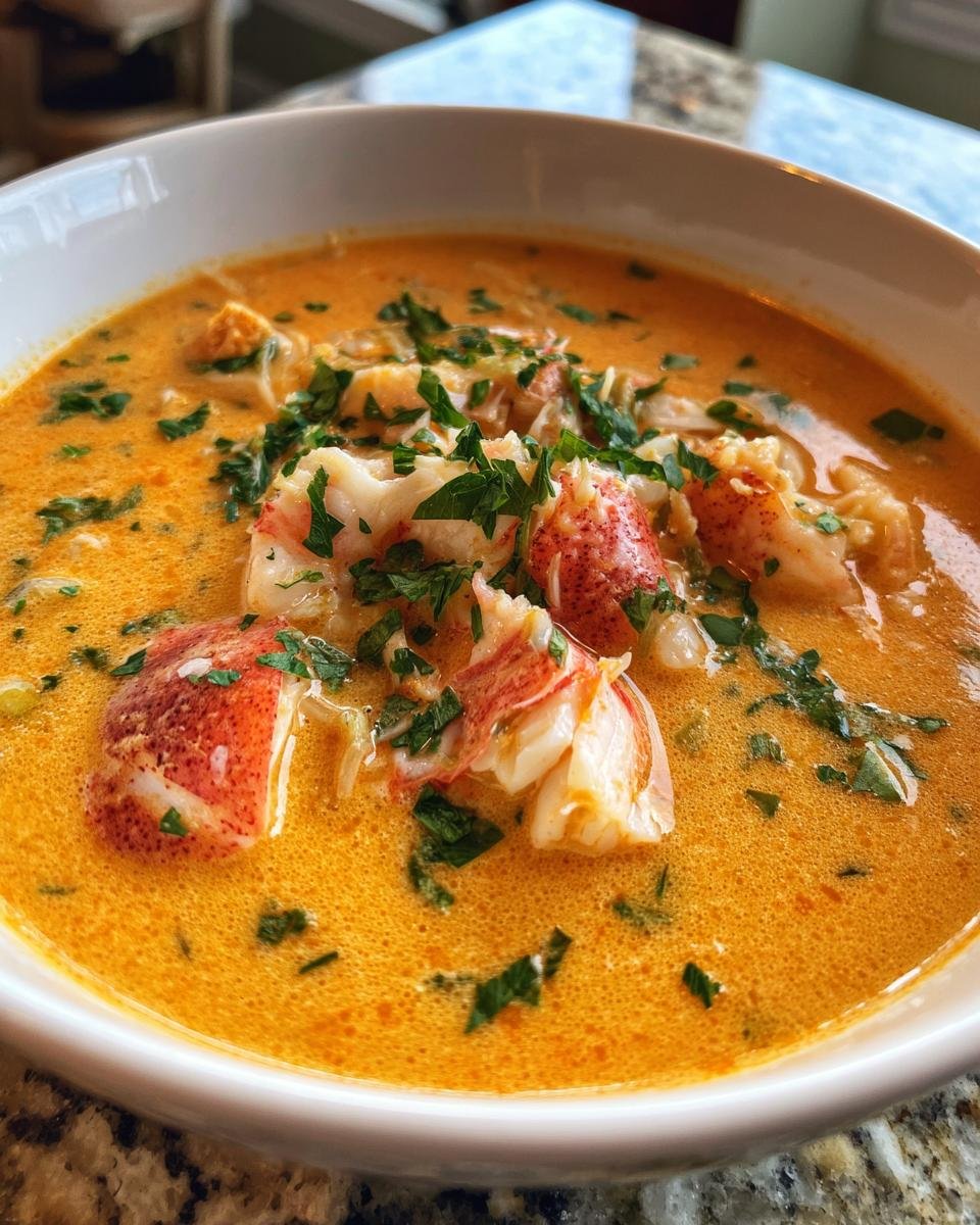 Seafood Bisque with Crab, Shrimp, and Lobster - detail 3