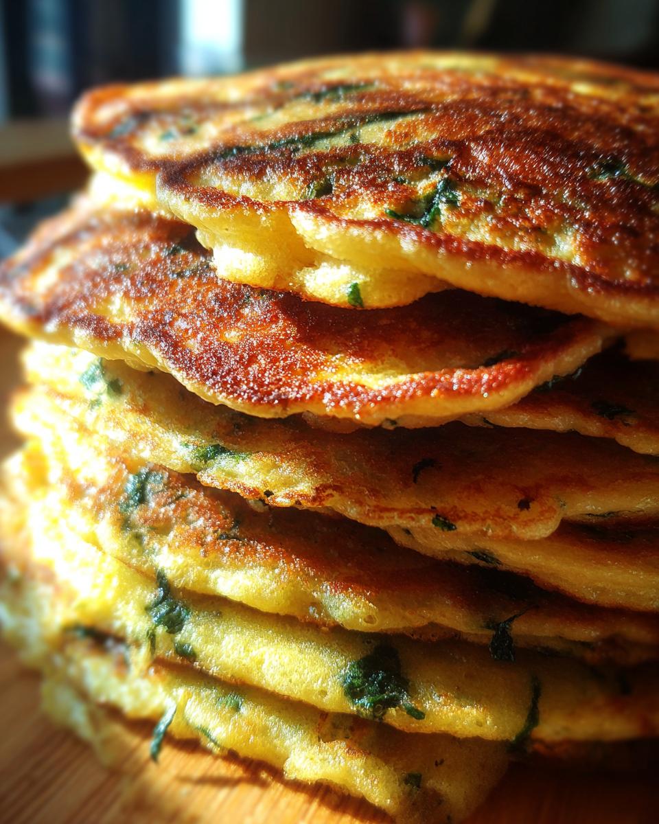 Spinach Hotcakes - detail 3