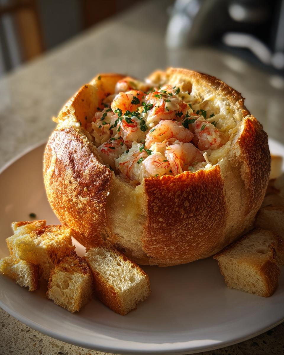 Stuffed Seafood Bread Bowl - detail 1