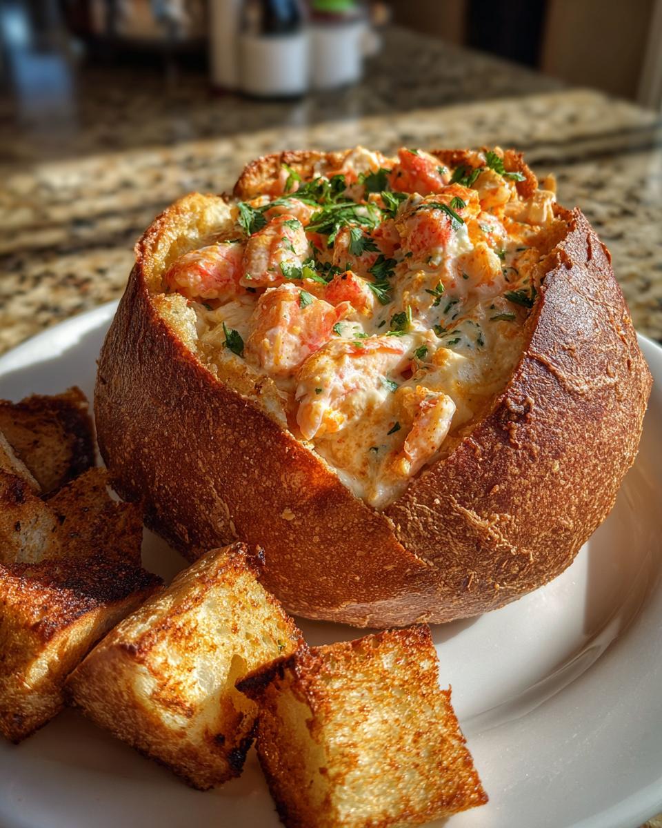 Stuffed Seafood Bread Bowl - detail 2