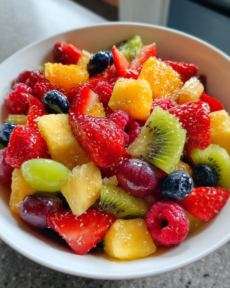 The BEST Fruit Salad with Citrus Dressing - detail 1