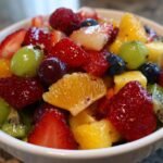 The BEST Fruit Salad with Citrus Dressing